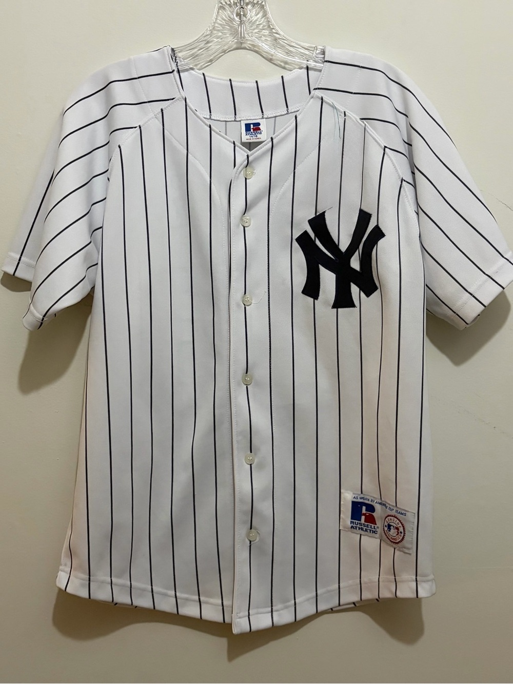 Vintage Russell Athletic New York Yankees Jason Giambi #25 Jersey Youth Sz 14/16